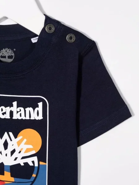 Koszulka dziecięca Timberland niebieska