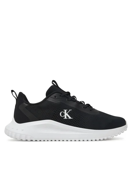 Női cipők Calvin Klein Eva Runner Drawstring Mix MG black/bright white. Méret: 37 EU fekete