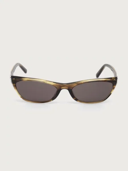 Gucci γυαλιά ηλίου cat-eye γυναικεία καφέ