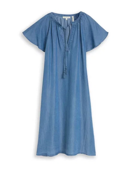 TOM TAILOR Rochie denim albastru