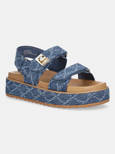 Сандали Steve Madden Bigmona с платформа синьо