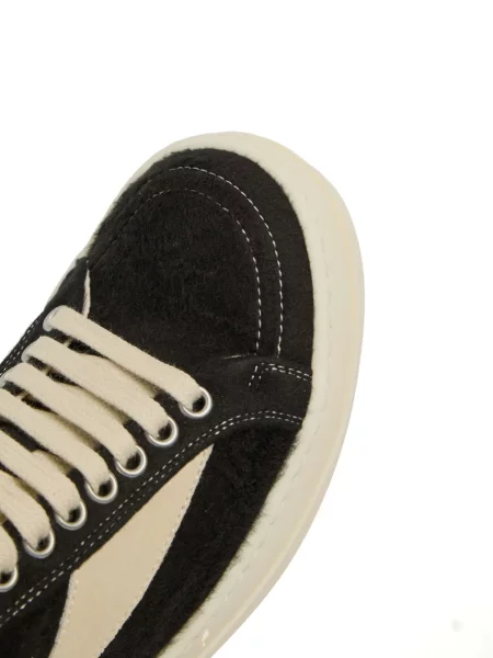 Sneakerși Rick Owens Drkshdw din piele de căprioară negru