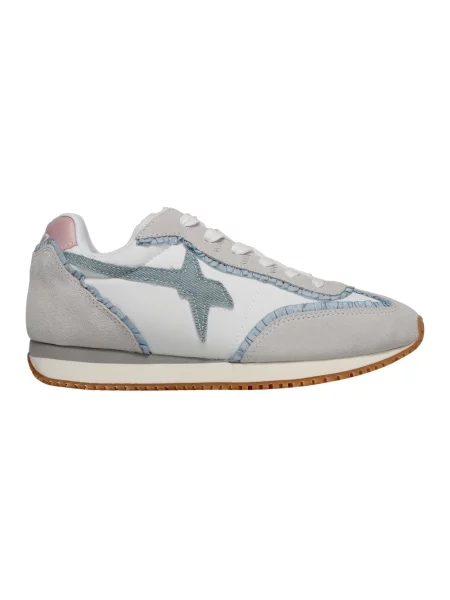 Sneakersy W6yz zamszowe białe