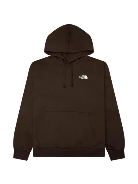 Majica s kapuljačom The North Face smeđa