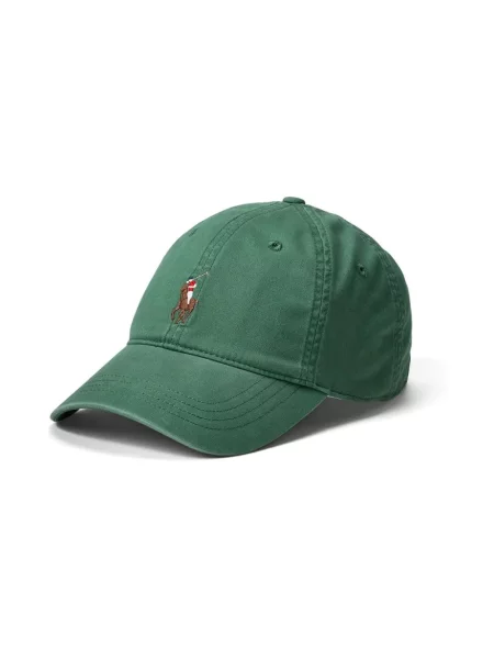 Polo Ralph Lauren czapka z daszkiem szary gładka zielona