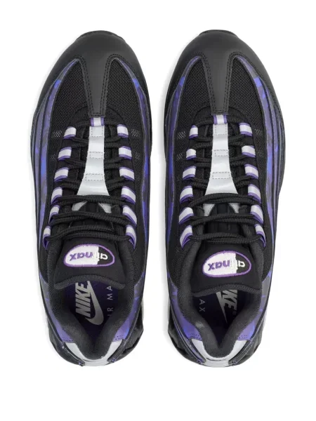 Iš natūralios odos retro stiliaus kelnės Nike apvaliu kaklu ruda