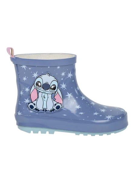 Cizme de cauciuc copii Stitch albastru