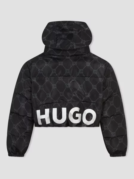 Детская куртка Hugo черная