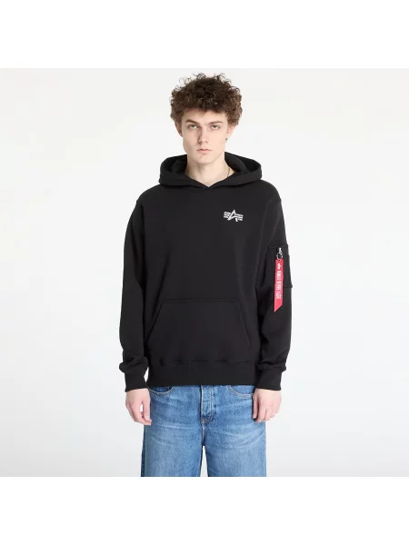 Bluza z kapturem Alpha Industries Inc. czarna