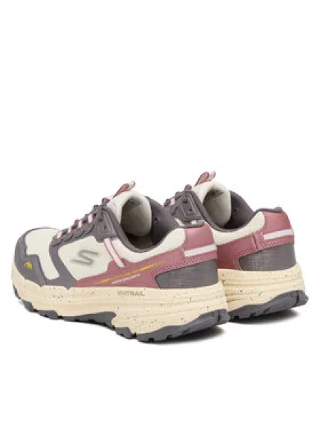 SKECHERS Rövid szárú sportcipők GO RUN TRAIL ALTITUDE szürke / cseresznyepiros / természetes fehér bézs