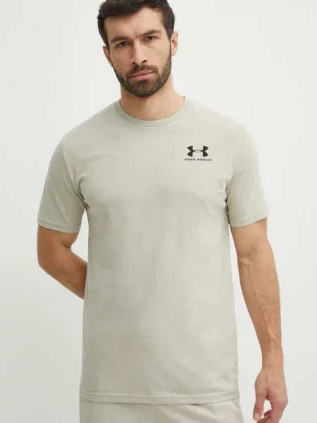 Тениска Under Armour с принт зелено