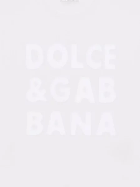 Koszulka dziecięca Dolce And Gabbana biała