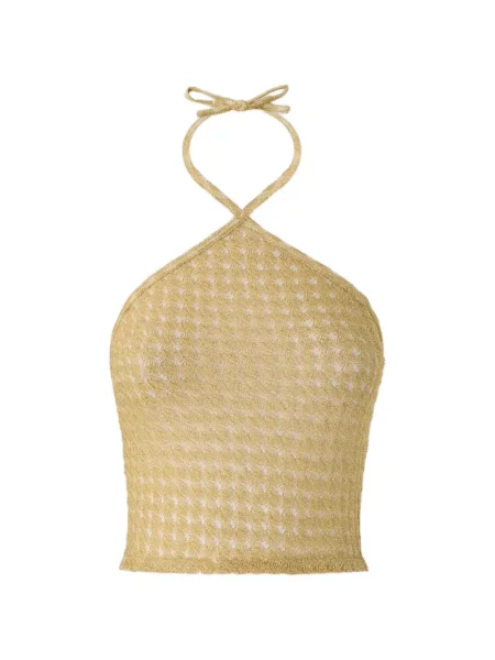 Top Missoni cu gât halter