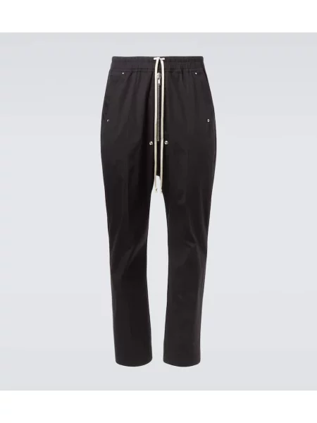 Široké kalhoty Rick Owens černé