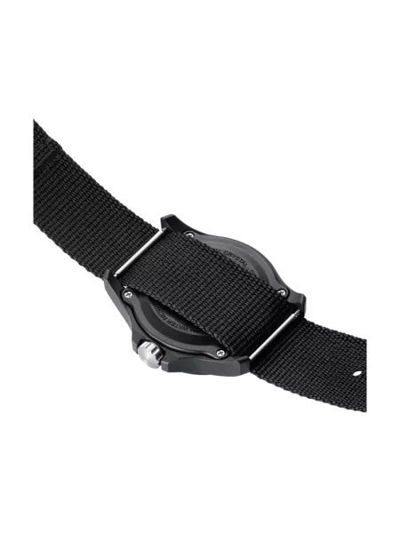 Lniany zegarek Luminox czarny