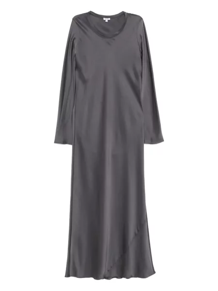 Rochie Aspesi din satin de costum gri