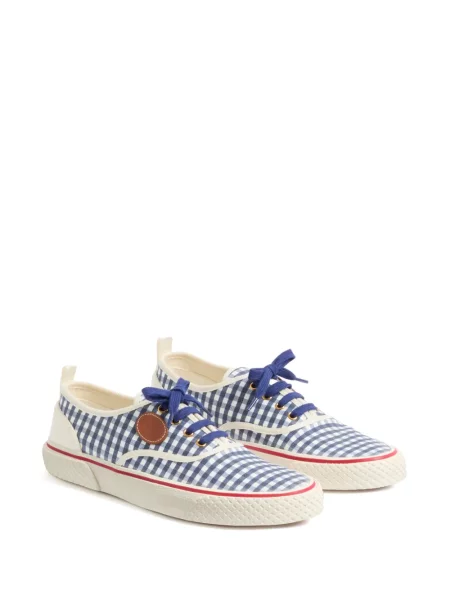 Sneakerși Valentino Garavani în carouri albastru
