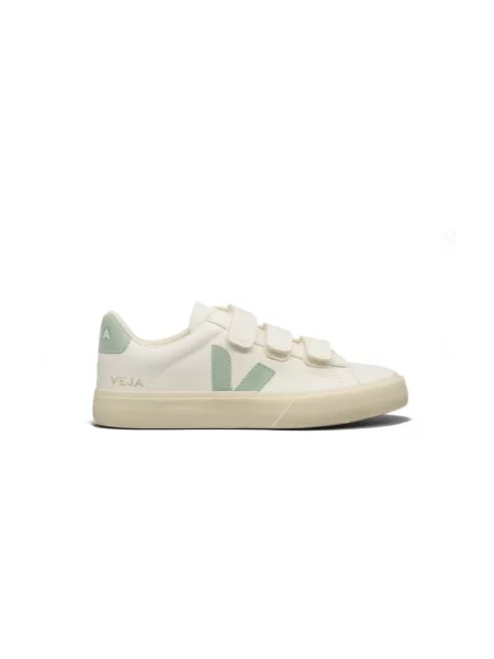 Sneakersy Veja skórzane z logo białe