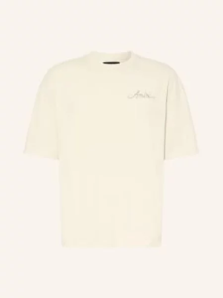 Amiri T-Shirt beige beżowa