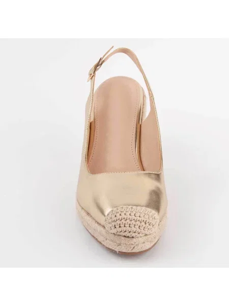 Pantofi Montevita auriu