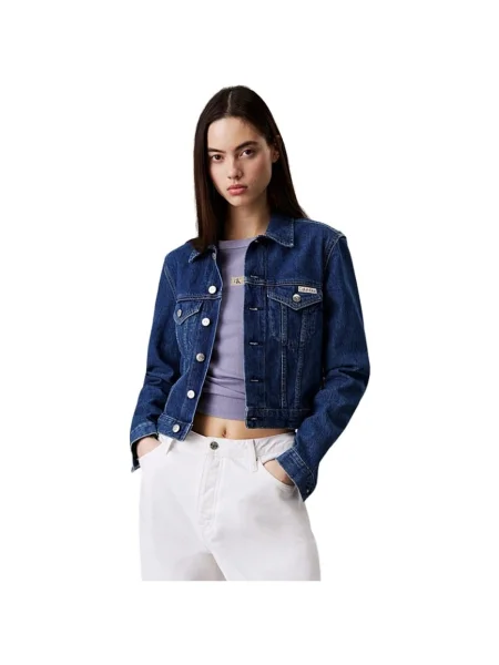 Calvin Klein Jeans Džínsová bunda modrá