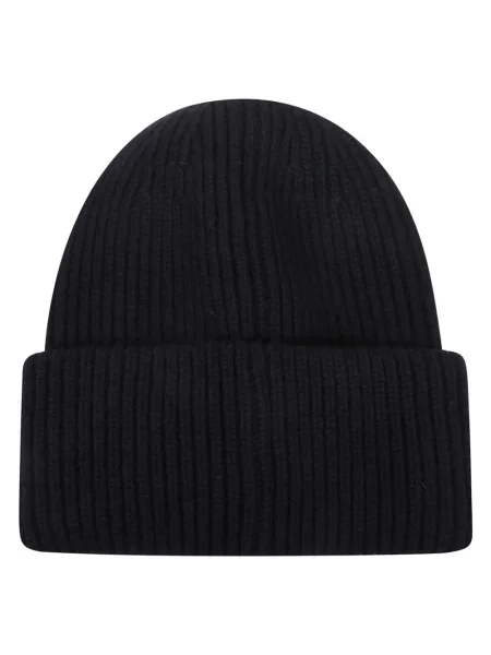 Czapka Moncler z kaszmiru czarna