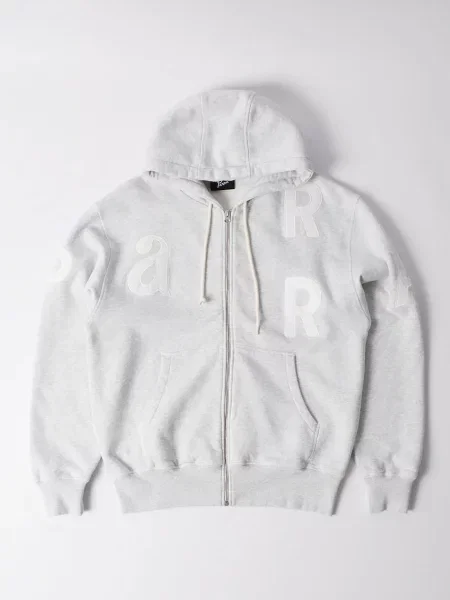 By Parra bluza Word salad z kapturem gładka szary