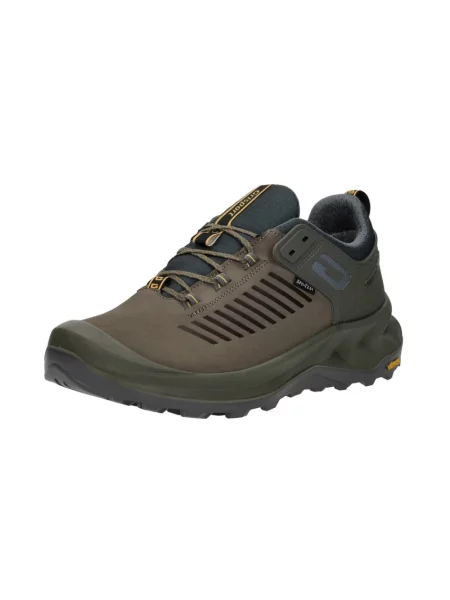 Sneakersy Grisport skórzane brązowe