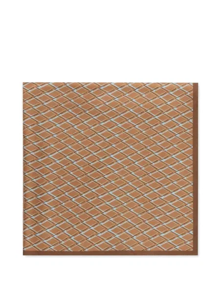 Fular Slowear de mătase maro