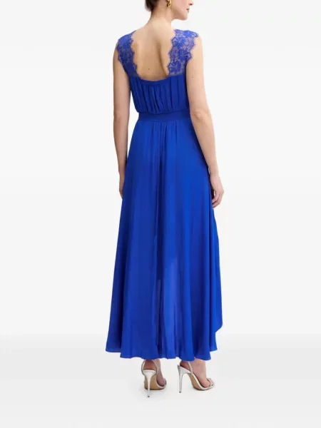 Rochie Morgan cu volane albastru