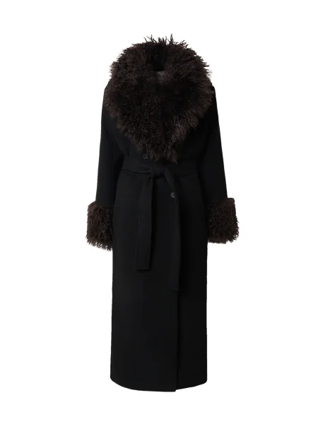 Monki Palton de primăvară-toamnă negru