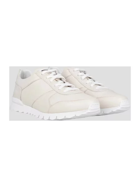 Sneakersy Kiton skórzane białe