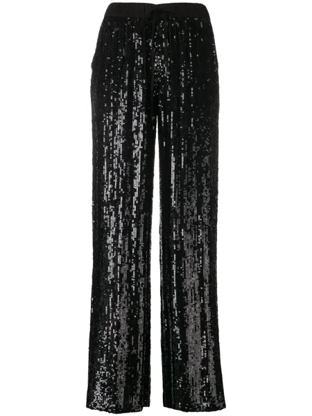 Pantaloni P.a.r.o.s.h. cu paiete negru