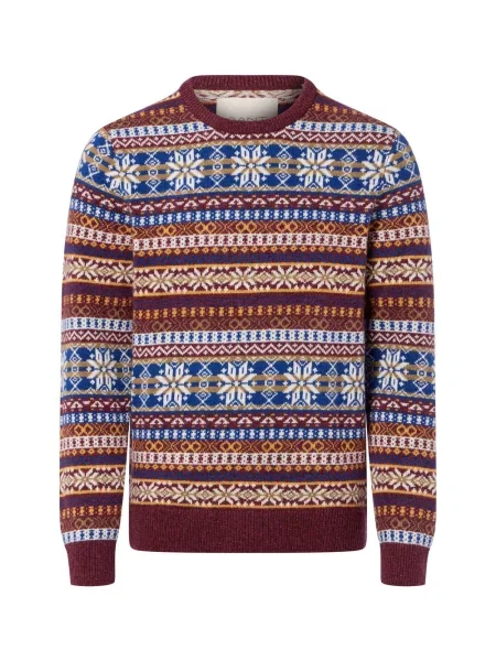 Gant sweter z mieszanki wełny Mężczyźni Wełna wielokolorowy M