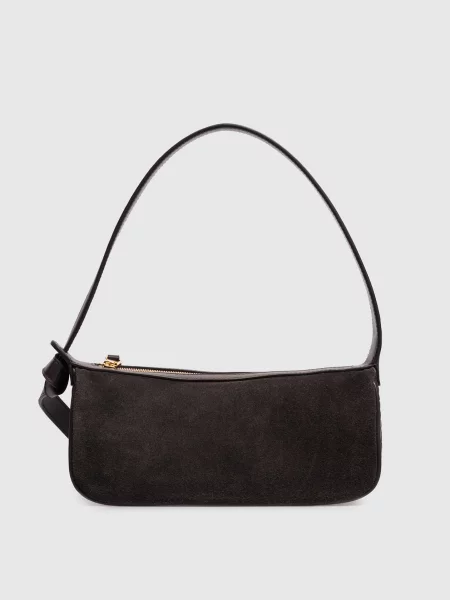 Замшева сумка Nodo Bottega Veneta коричнева