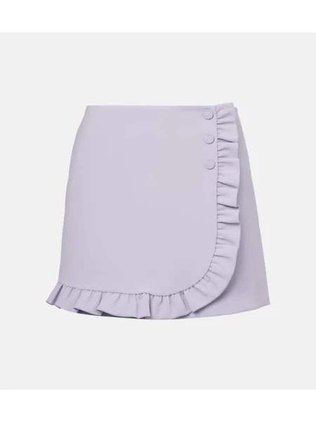 Fustă Tory Burch cu volane violet