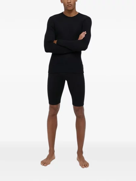 Szorty Icebreaker z autografem czarne