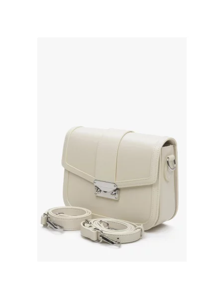 Кожаная сумка Estro белая