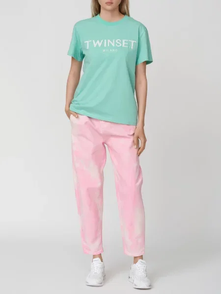 Джинси Twin-set рожеві