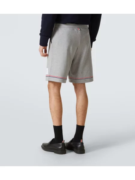 Szorty Thom Browne w paski szare