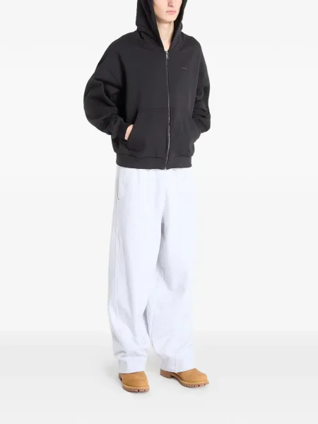 Krótka graficzny koszulka Adidas Campus z perforacją szara