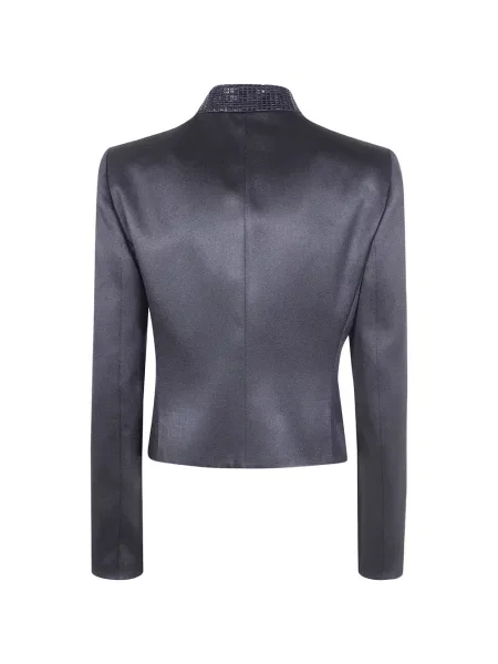Gulerat geacă Giorgio Armani gri