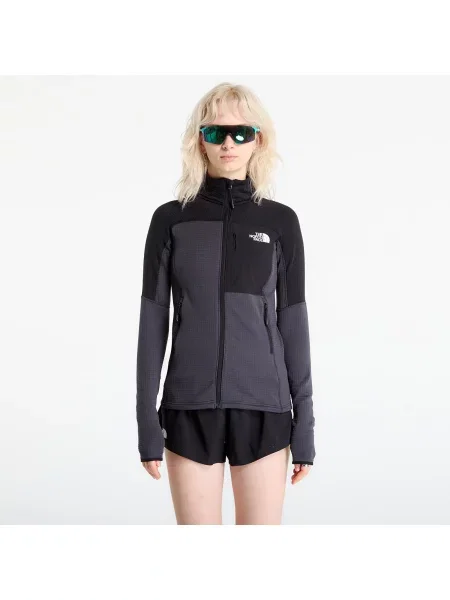 Sweatshirt The North Face Polartec Powergrid Stormgap Jacket Asphalt Grey/ TNF Black M negru