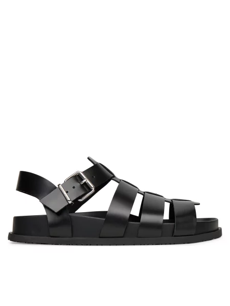Tommy Jeans Sandale Tjw Fisherman Patent Sandal crna