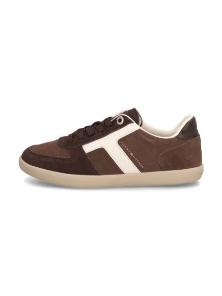 Semišové tenisky Tommy Hilfiger hnědé