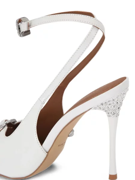 Pantofi cu toc Kurt Geiger London alb