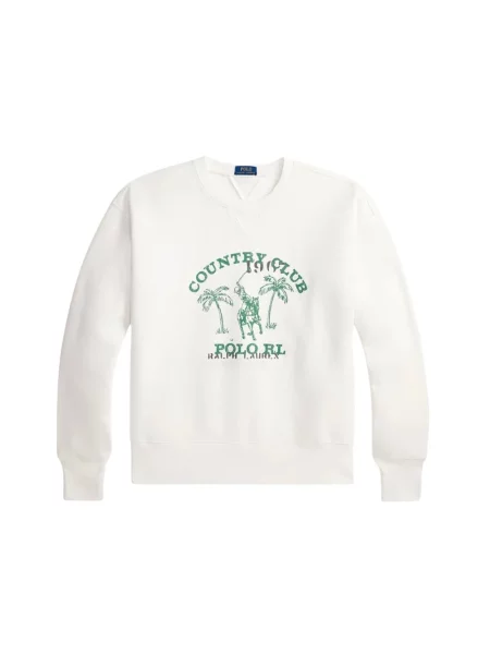 Bluza nierozpinana Ralph Lauren biała