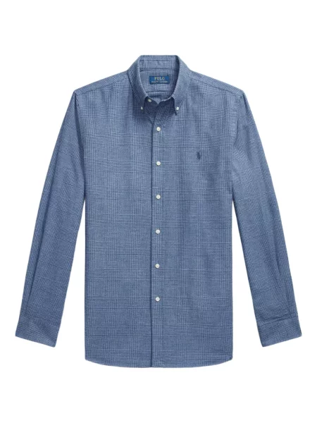 Șapcă Polo Ralph Lauren cu model herringbone din țesătură twill cu imagine albastru