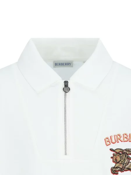 Koszulka polo dziecięca Burberry biała