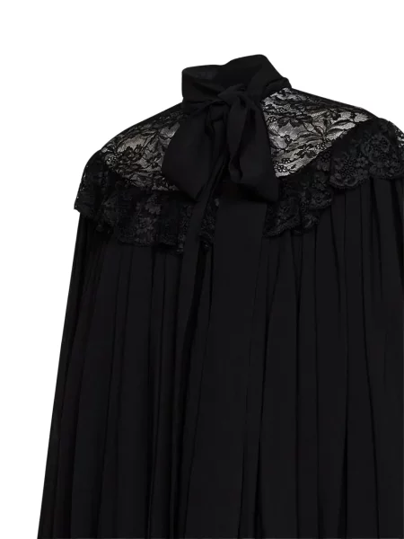 Rochie mini Chloé din dantelă negru